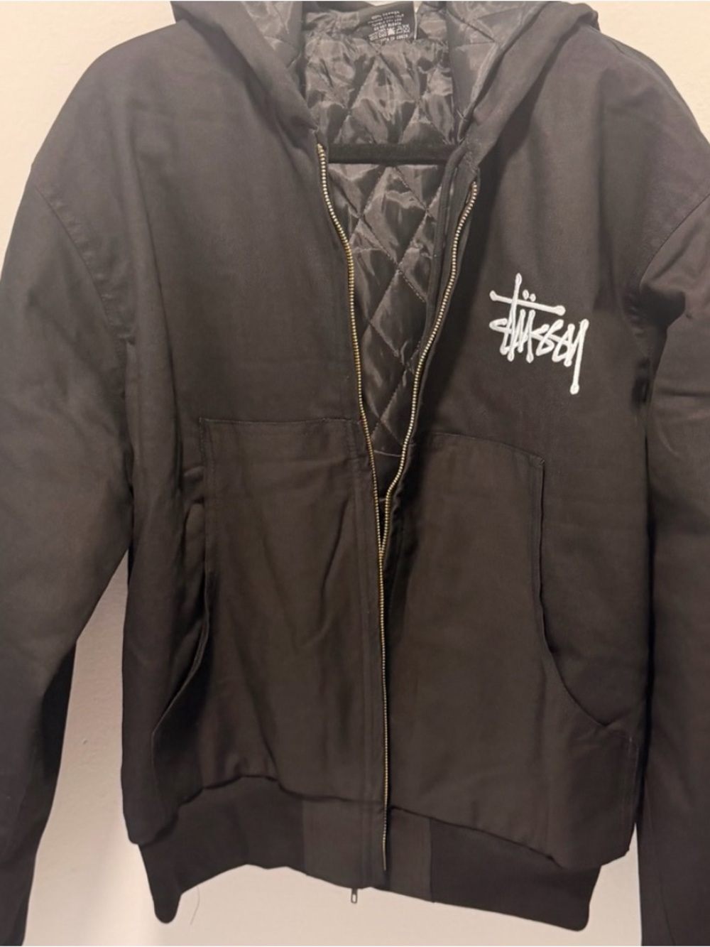 Stussy Reworked Stussy Hooded Work Coat